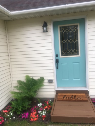 One mile from downtown Harbor Springs, close to ski hills and snowmobile trails