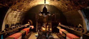 Maison de vacances avec piscine et douche de jardin