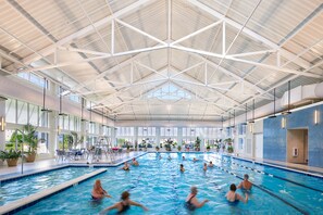 Indoor pool, a heated pool