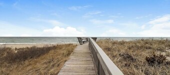 Walk to your Private Beach-  NEW AMENITIES!  Modern Coastal Charm Awaits you!