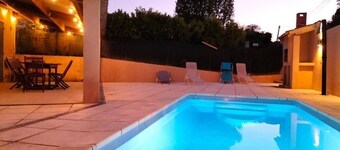 Charmante Villa A Tourbes, pres du Cap D'Agde
