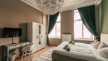 4 chambres, bureau, lit parapluie, Wi-Fi