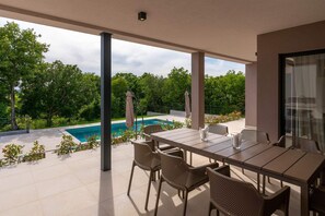 Terrace/patio - Villa Alba Labin (Rasa)