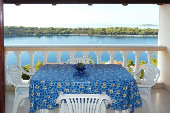 Apartment, 2 Queen Beds | Balcony - A2 - apt Near Beach With Terrace and the sea View (Blato)