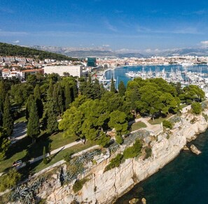 منظر من الجو على ارتفاع عالٍ