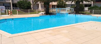 A 2 pas de la Plage, Studio vue top et Piscine