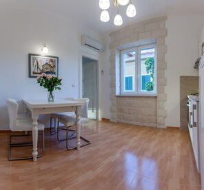 Apartment | Private kitchen | Fridge, oven, stovetop, electric kettle