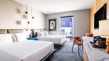 Literie de qualité supérieure, couette en duvet d'oie, minibar