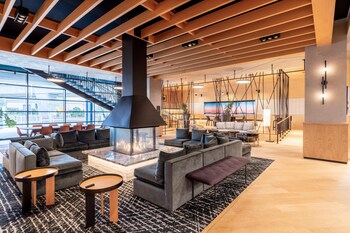 Hotel entrance and lobby at The Shay Hotel