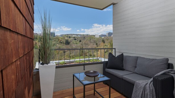 City appartement | Terras