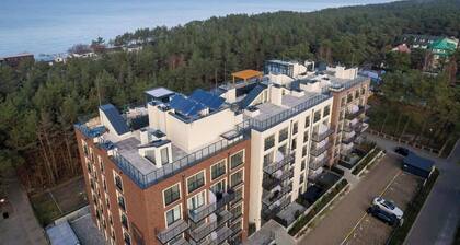 Bright apartment with balcony | Right on the beach in Miedzywodzie