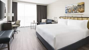 Hypo-allergenic bedding, in-room safe, blackout drapes, soundproofing