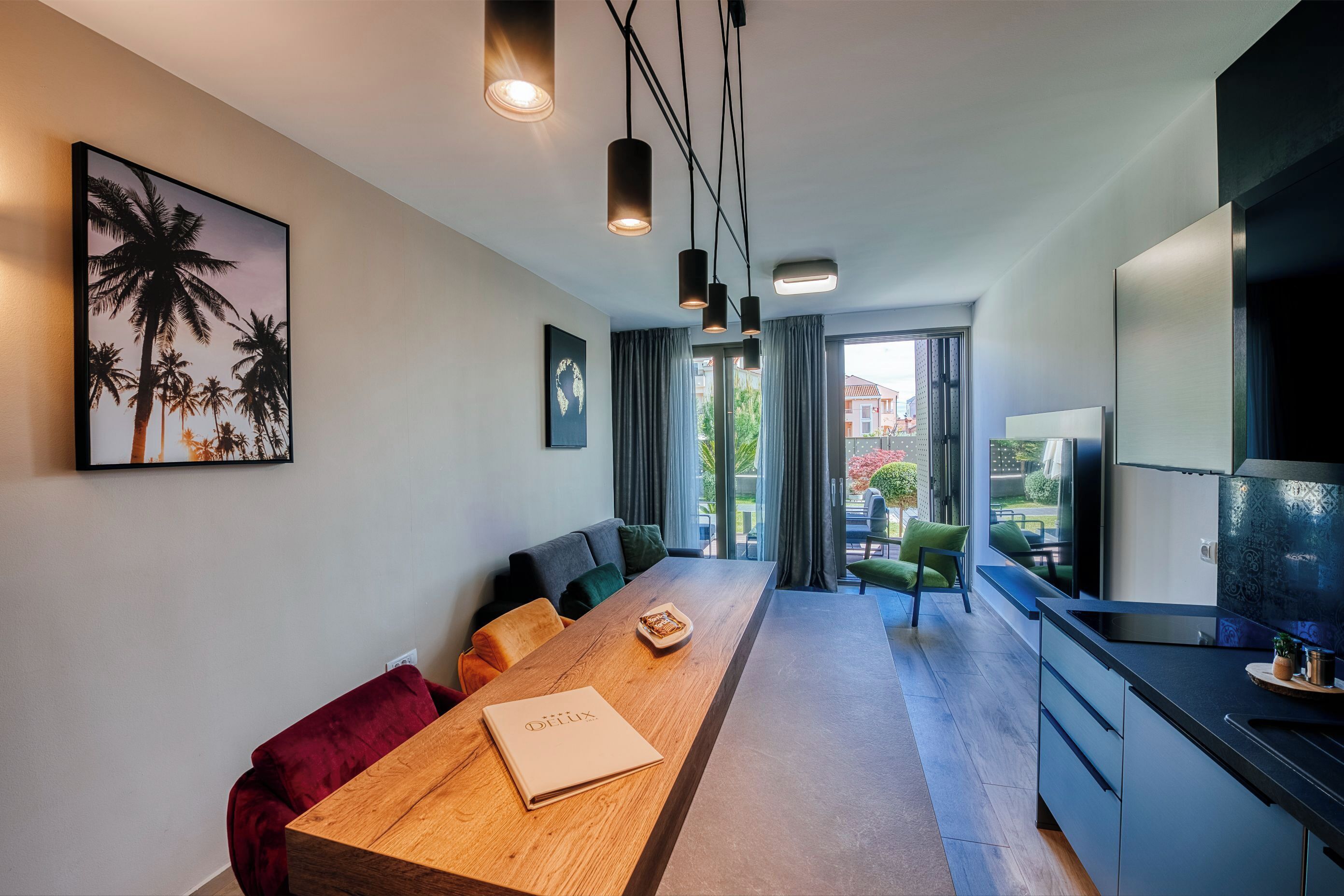 Spiseområde på rommet