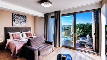 Suite Studio Deluxe, accĂšs piscine, vue jardin