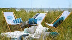 On the beach - Penthouse Sonnendeck 22 - Balcony, Barrel Sauna, Grill,Fireplace,Washing Machine (Olpenitz)