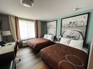 Chambre, 2 lits doubles, non-fumeurs