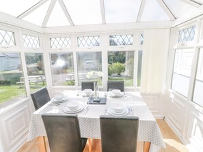 Cottage | Private kitchen | Fridge, electric kettle, toaster, cookware/dishes/utensils - Grooms Cottage (Tenby)
