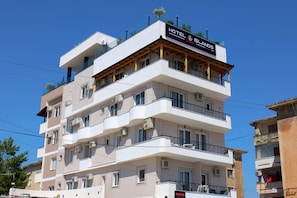 Fassade der Unterkunft