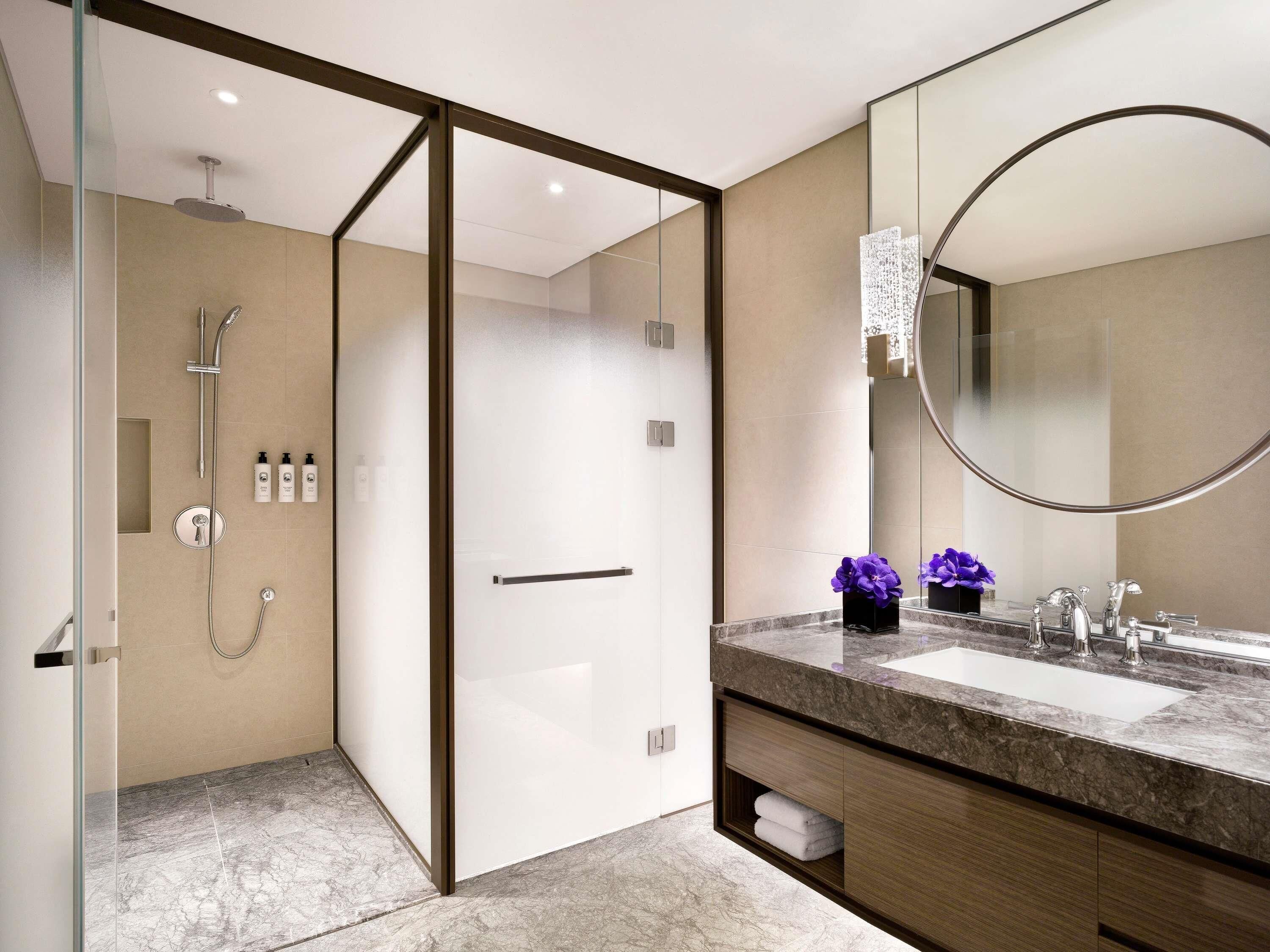 Premium bedding, down comforters, in-room safe, blackout drapes