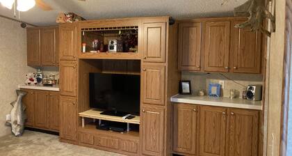 Quiet secluded private single wide mobile home