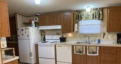 Quiet secluded private single wide mobile home