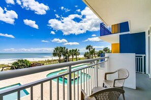 Classic-Apartment, 2 Schlafzimmer, Balkon, Meerseite | Blick vom Balkon