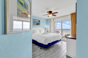 Classic Daire, 2 Yatak Odası, Okyanus Manzaralı, Okyanusa Sıfır | 2 yatak odası, ayrı ayrı dekore edilmiş, ayrı ayrı döşenmiş