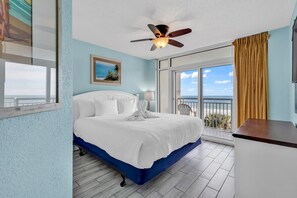 Condo classique, 2 chambres, vue sur l’océan, au bord de l’océan | Décor unique, ameublement unique, accès au Wi-Fi (inclus)