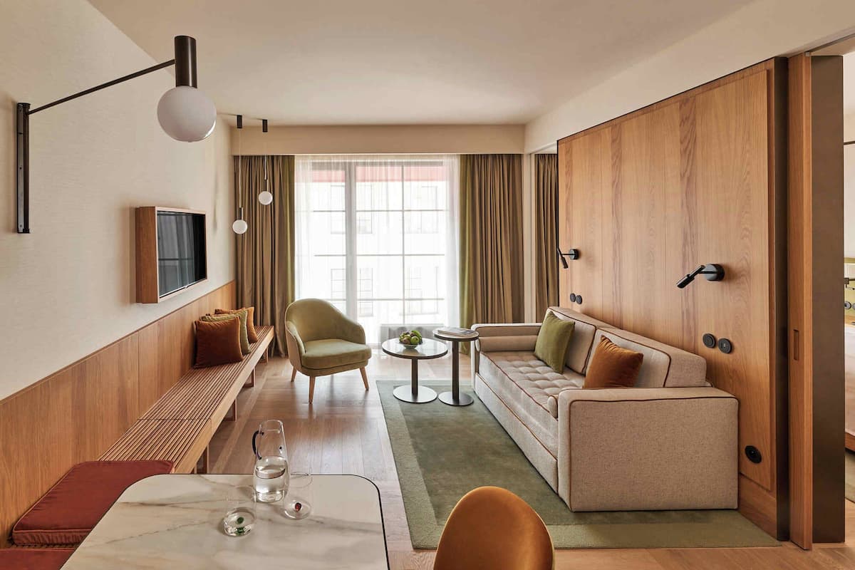 Suite | 1 slaapkamer, lakens van Egyptisch katoen, luxe beddengoed