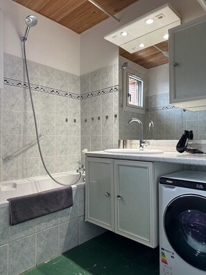 Badewanne, Haartrockner