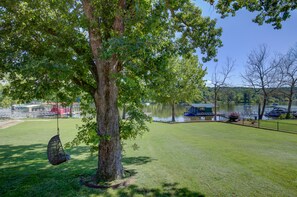 Property grounds - Waterfront Home with private boat ramp and boat dock. (Grove)