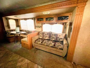 Smart TV, music library, video library - RV NSB Sun & Shade Tree, Pool & Picnic RV Vacation (New Smyrna Beach)