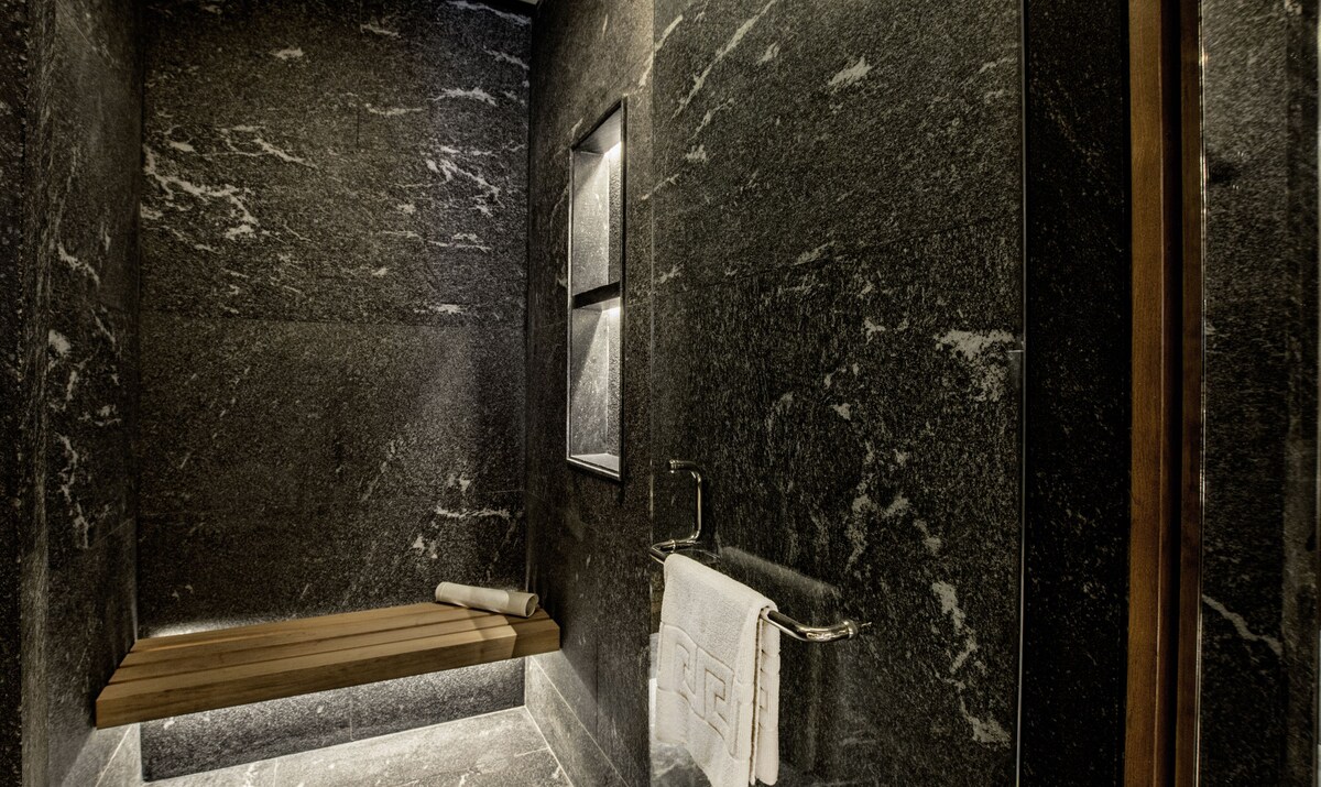 Eco-friendly toiletries, hair dryer, bathrobes, slippers