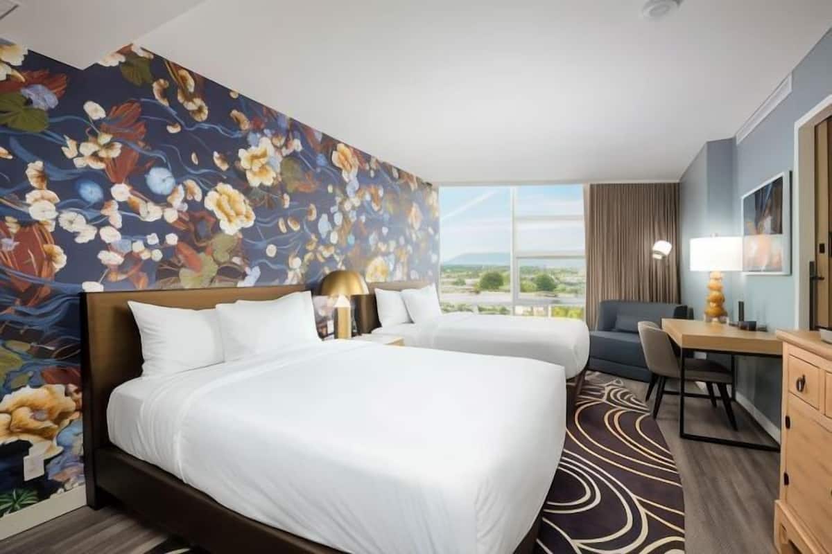 Premium bedding, down duvets, pillow-top beds, minibar