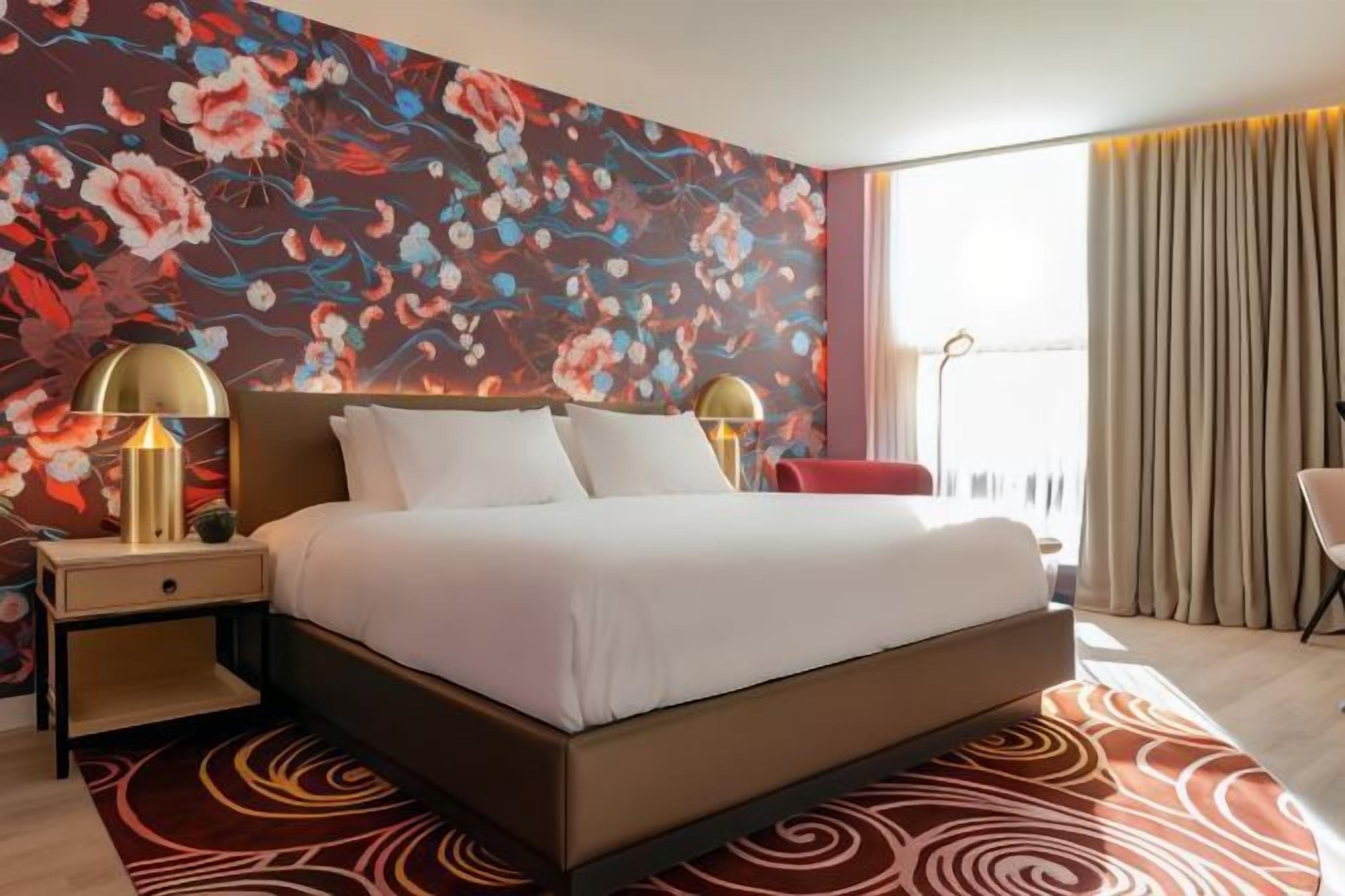 Premium bedding, down comforters, pillowtop beds, minibar