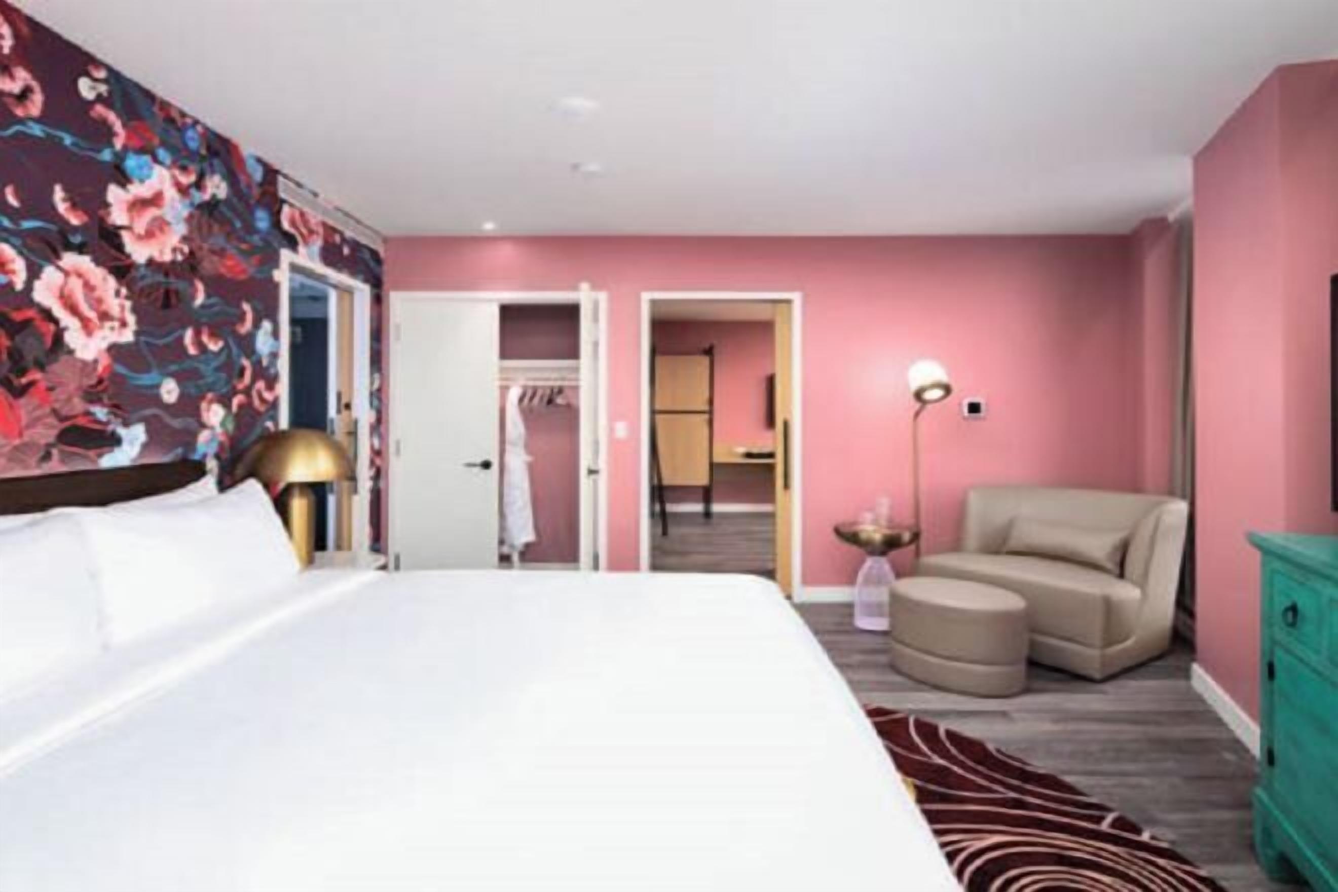 Premium bedding, down comforters, pillowtop beds, minibar