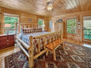 3 bedrooms, desk, iron/ironing board, free WiFi - Tumnus Ridge - Mountain View | Super Dog Friendly | Hot tub | Fire Pit (Morganton)