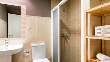 Regadera, amenidades de baño ecológicas, secadora de cabello, toallas