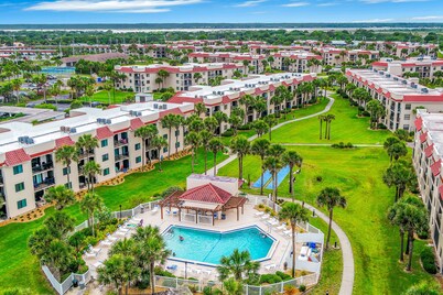 Third Floor Condo with Shared Pool, Free WiFi, Central AC, & Shared Tennis