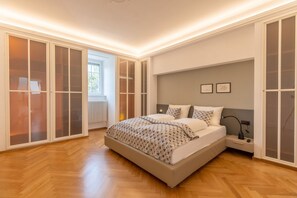 3 habitaciones, ropa de cama y acceso para silla de ruedas