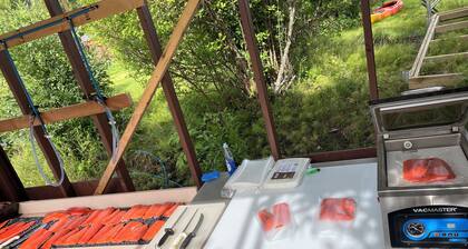 Kenai River Fishing Cabin #1 30 feet from the river