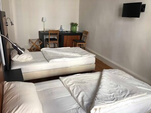 1 chambre, bureau, Wi-Fi, draps fournis