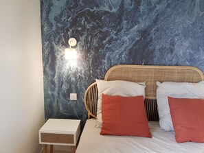 1 bedroom, iron/ironing board, travel crib, free WiFi