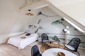 1 soverom, strykejern/-brett, reiseseng for barn og wi-fi (inkludert)