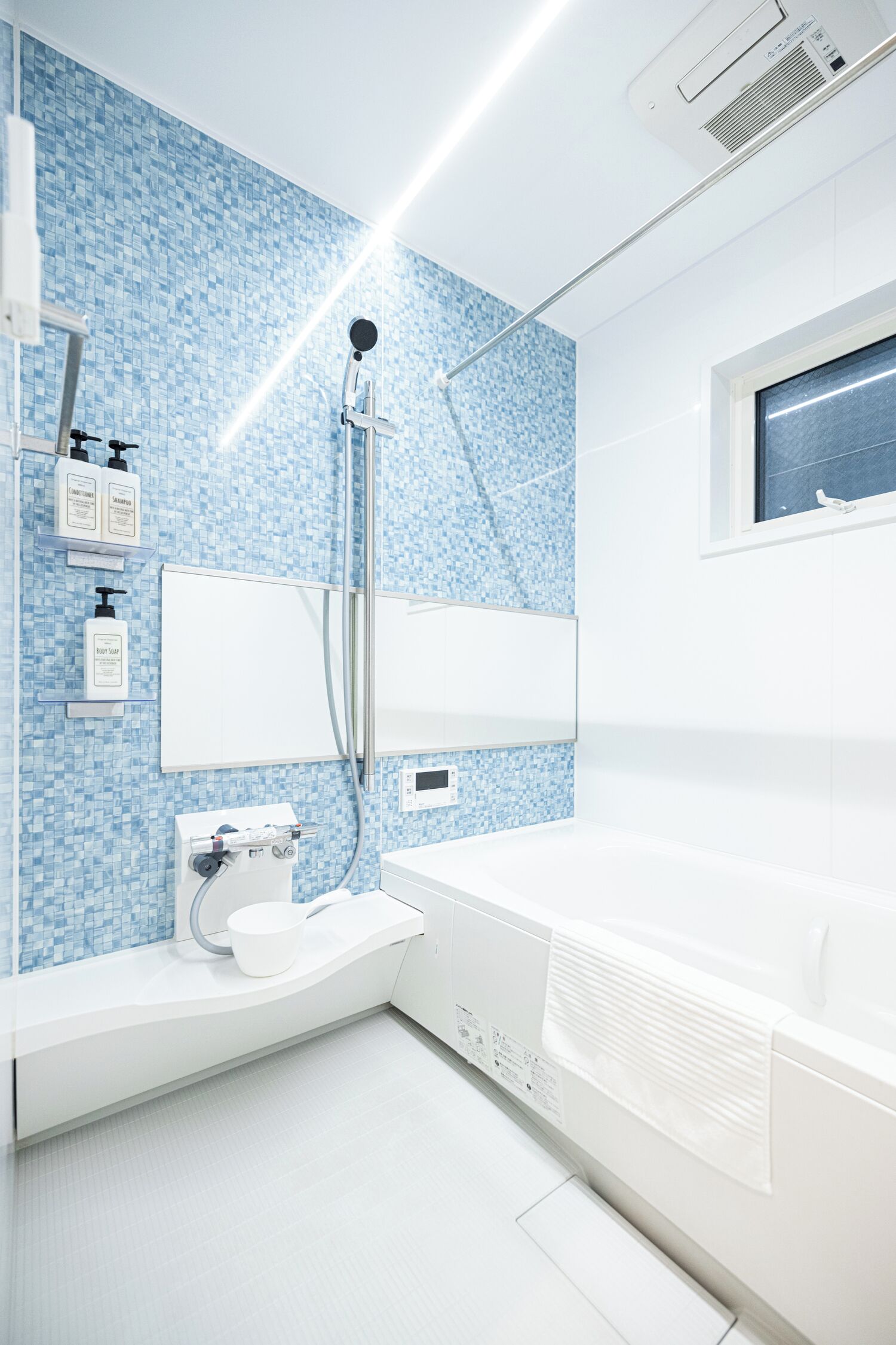 Apartment, Non Smoking (A) | Bathroom | Separate tub and shower, rainfall showerhead, free toiletries