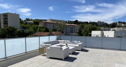 Perle rare! Toit terrasse entièrement climatisé
