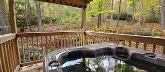 Lewis' Cottage | 2BR,1BA,Rustic,Hot Tub ,Fireplace