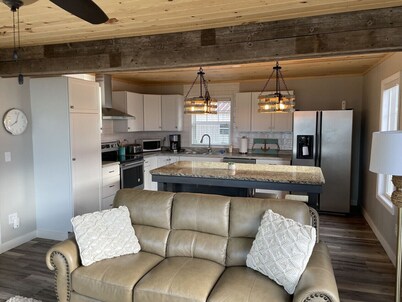 Cottage view over Lake Superior