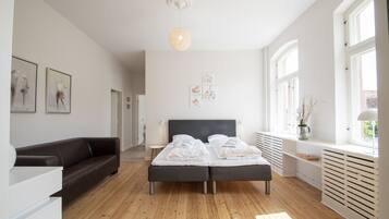 Familienapartment | 4 Schlafzimmer, kostenloses WLAN, Bettwäsche