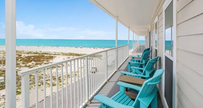 Gulf Front, NW Top Floor Condo on Side Street in MXB ~ Surfside 17